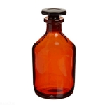 Reagent Bottle Narrow Mouth, Amber Glass